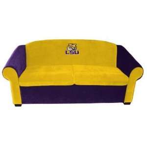  Louisiana State LSU Tigers Microsuede Sofa/Couch: Sports 
