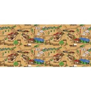 Learning Carpets LC 195 Play Carpet Frontier Multi Kids Rug Size 3 x 