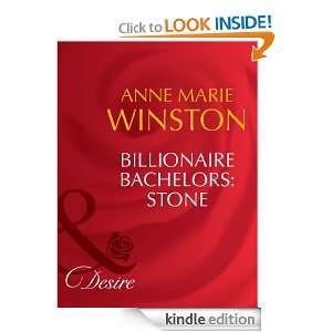 Billionaire Bachelors Stone Anne Marie Winston  Kindle 