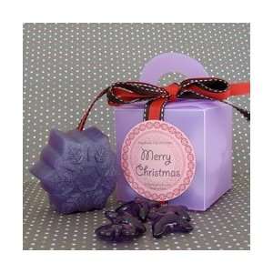  Lavender Christmas handmade soap and Bath Bead Gift set 