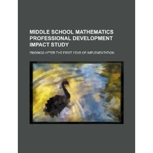  Middle school mathematics professional development impact 