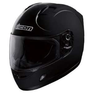  Icon Airframe Motorcycle Helmet   Gloss Black: Sports 