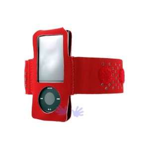  iGg iPod Nano 5th Generation NanSporty 5G Armband   Red 