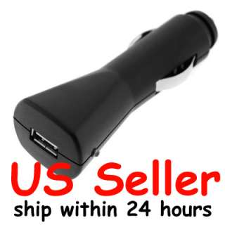 Universal USB Car Charger for HTC Desire EVO 4G Black  