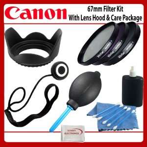   Kit With Lens Hood & Care Package For Canon Lenses