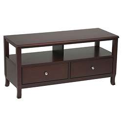 TV Stand with Merlot Finish  