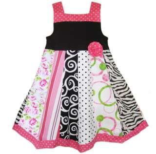 AnnLoren Floral & Zebra Party Dress fits AMERICAN GIRL DOLL  