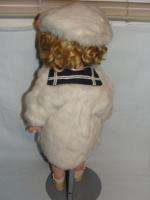 1930s IDEAL Composition 20 Shirley Temple Doll   Fur Coat/Hat   PIN 