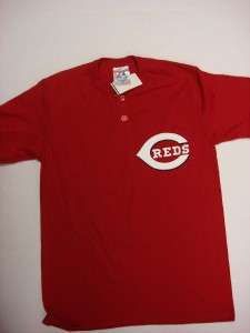 Cincinnati Reds Baseball 2Button Shirt Jersey youth ~XL  