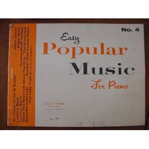  Easy Popular Music for Piano No 4 various, Howard Ross 