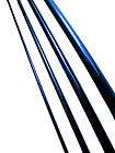 OLDE FLY SHOP SERIES IM 8 GRAPHITE FLY ROD BLANKS 6WT 4PC BLUE