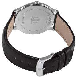   & Mercier Mens Classima Executives Black Strap Automatic Watch
