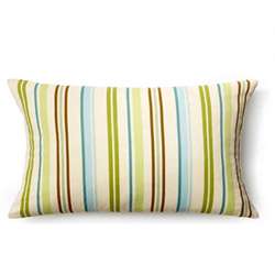 Jiti Pillows Aqua Stripes Outdoor Throw Pillow  Overstock