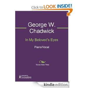 In My Beloveds Eyes Sheet Music George W. Chadwick  
