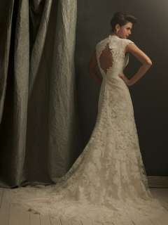   /Ivory Lace Mermaid Wedding Dress Bridal Gown Custom All Size*  