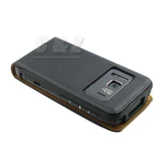 Genuine Leather Case Pouch + LCD Film for NOKIA N8 f  