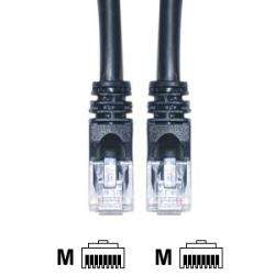CAT 5 foot 6E Black Ethernet Cable (Pack of 5)  