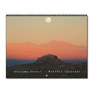  Atacama Desert, Chile San Pedro Photography Wall Calendar 