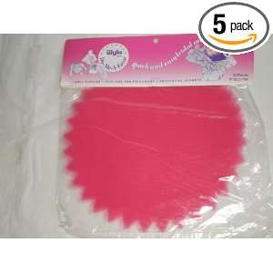  9 Hot Pink Tulle Wrap Round Cut, 25 Pieces: Health 