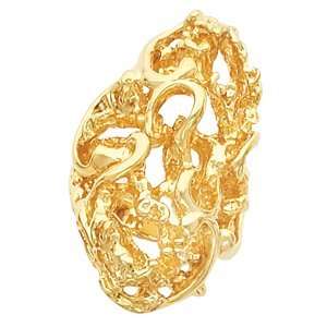  5358 14K Yellow Gold Ring Metal Fashion Ring Jewelry