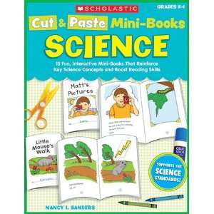  CUT & PASTE MINI BOOKS SCIENCE Toys & Games