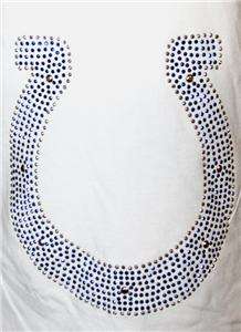 Studded Indianapolis Colts Bling Womens Thermal SM 3X  