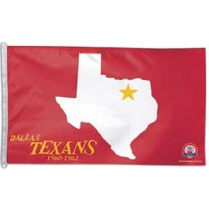 Wincraft Dallas Texans 50Th Anniversary Afl 3X5 Flag 