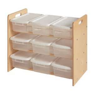  Nine Bin Toy Organizer by Little Colorado   Natural: Toys 