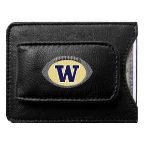 Washington Huskies NCAA Football Credit Card/Money Clip Holder  