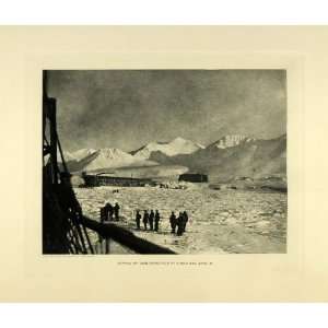   Sea Expedition Mountain Landscape Ice   Original Photogravure Home