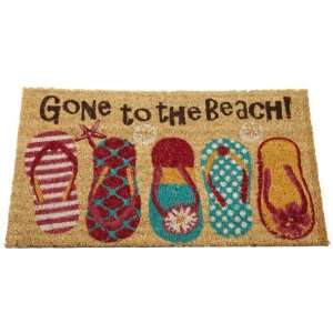  DII Beach Flip Flops Coir Doormat: Home & Kitchen