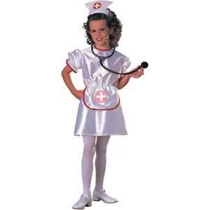  Girls Nurse Outfit Costume Child White Cute Child: Toys 