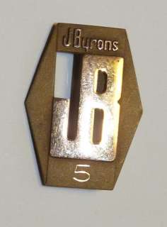 Vtg JByrons Department Store Florida 5 Years 10K Pin  