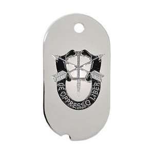  US Army Special Forces Dog Tag 24 Ball Chain Necklace 