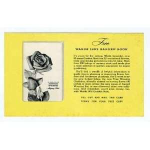  1952 Montgomery Ward Garden Book Postcard: Everything Else