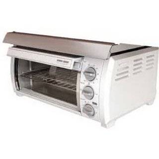 Black & Decker GOO Tros1500 Spacemaker 4 Slice Toaster Oven   White