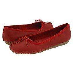 Clarks Freckle Face Red Leather  