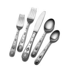Wallace Taos 45 piece Stainless Steel Flatware Set  Overstock
