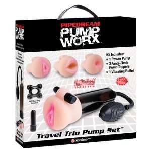  Pump worx travel trio pump set   power pump, bullet and 3 