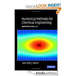 Numerical Methods for Chemical Engineering Applications in MATLAB 