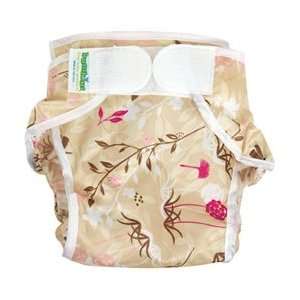  Bumkins Flutter Floral Diaper Cover: Baby