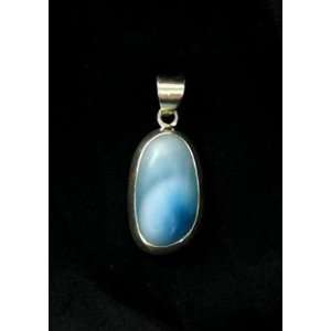 AAA GORGEOUS LARIMAR STERLING PENDANT #3~ Everything 