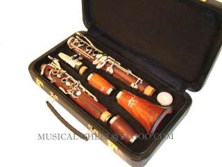 Clarinet CASE Leather/Wood CASE ONLY High Quality (S)  