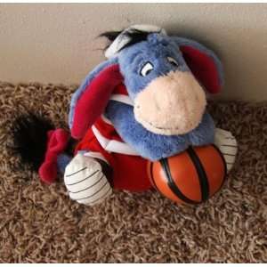   the Pooh 7 Inch Plush Basketball Playing Eeyore Doll: Toys & Games