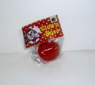   Red Clown Christmas Reindeer Nose 2 Costume Accessory #92774  