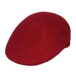 Ferrecci Mens Red Wool Cap  