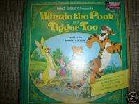 Walt Disneys Winnie the Pooh and Tigger Too Book VG+  