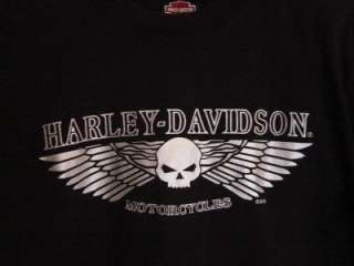 Harley Davidson Motor Cycles T Shirt~M~Cancun Mexico~Black Long Sleeve 