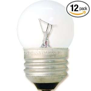   Watt 53 Lumen Specialty S11 Incandescent Light Bulb, Clear, 12 Pack