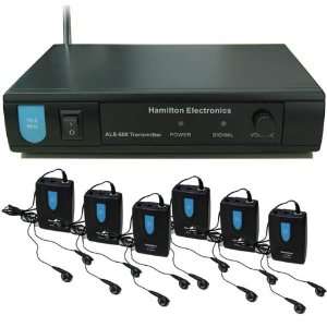  Hamilton ALS600 6 Receiver Assistive Listening System GPS 